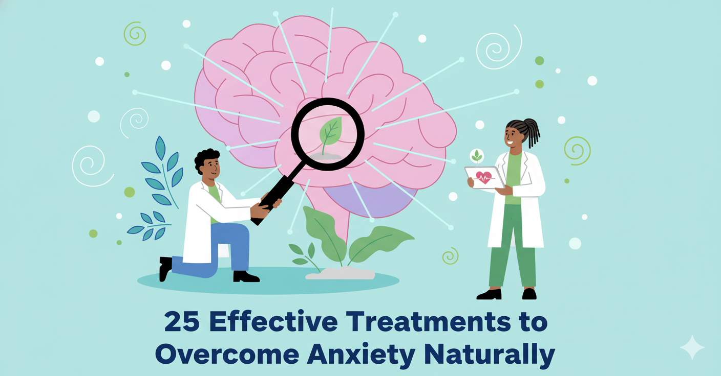 25 Effective Treatments to Overcome Anxiety Naturally
