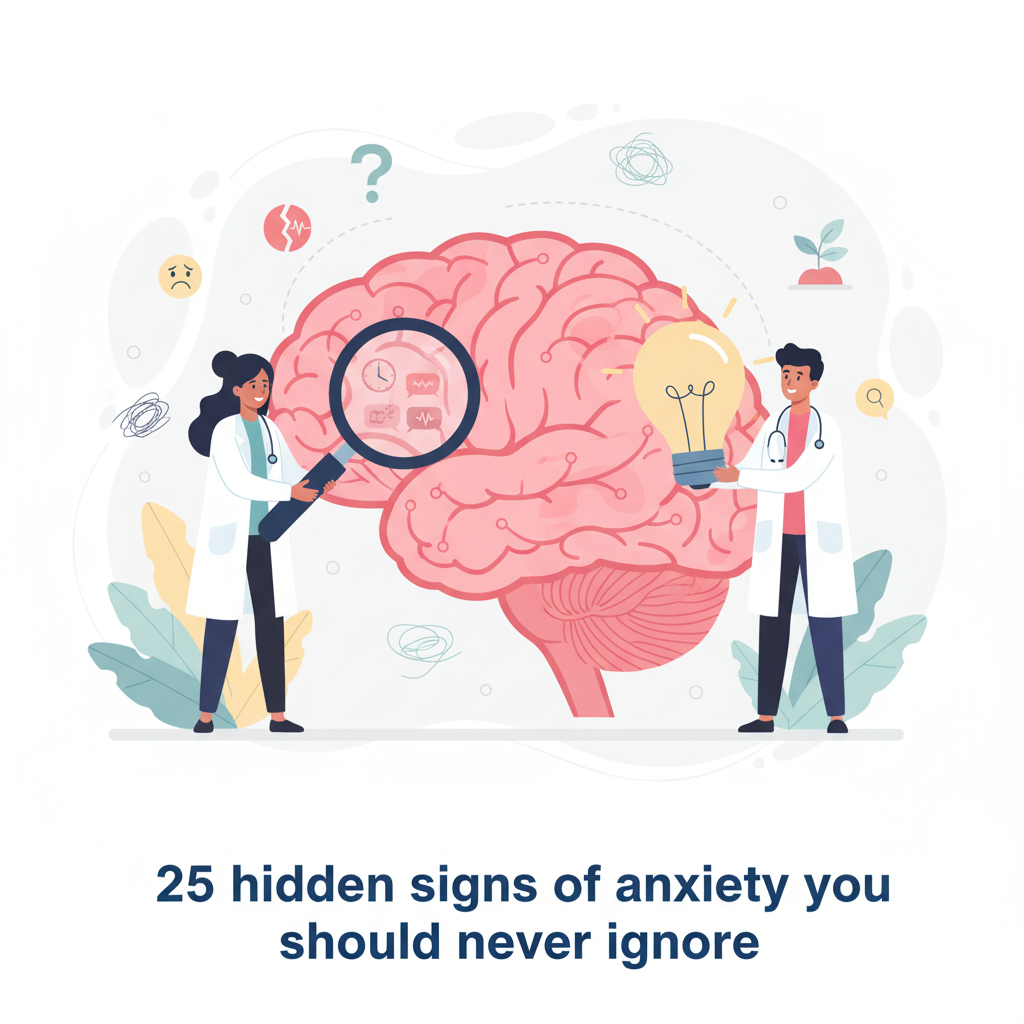 25 Hidden Signs of Anxiety You Should Never Ignore