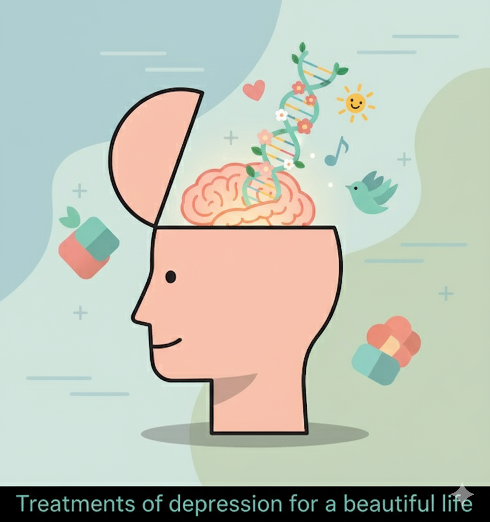 Treatments of depression for a beautiful life